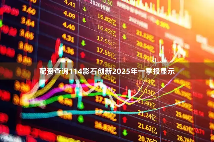 配资查询114影石创新2025年一季报显示
