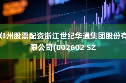 郑州股票配资浙江世纪华通集团股份有限公司(002602 SZ